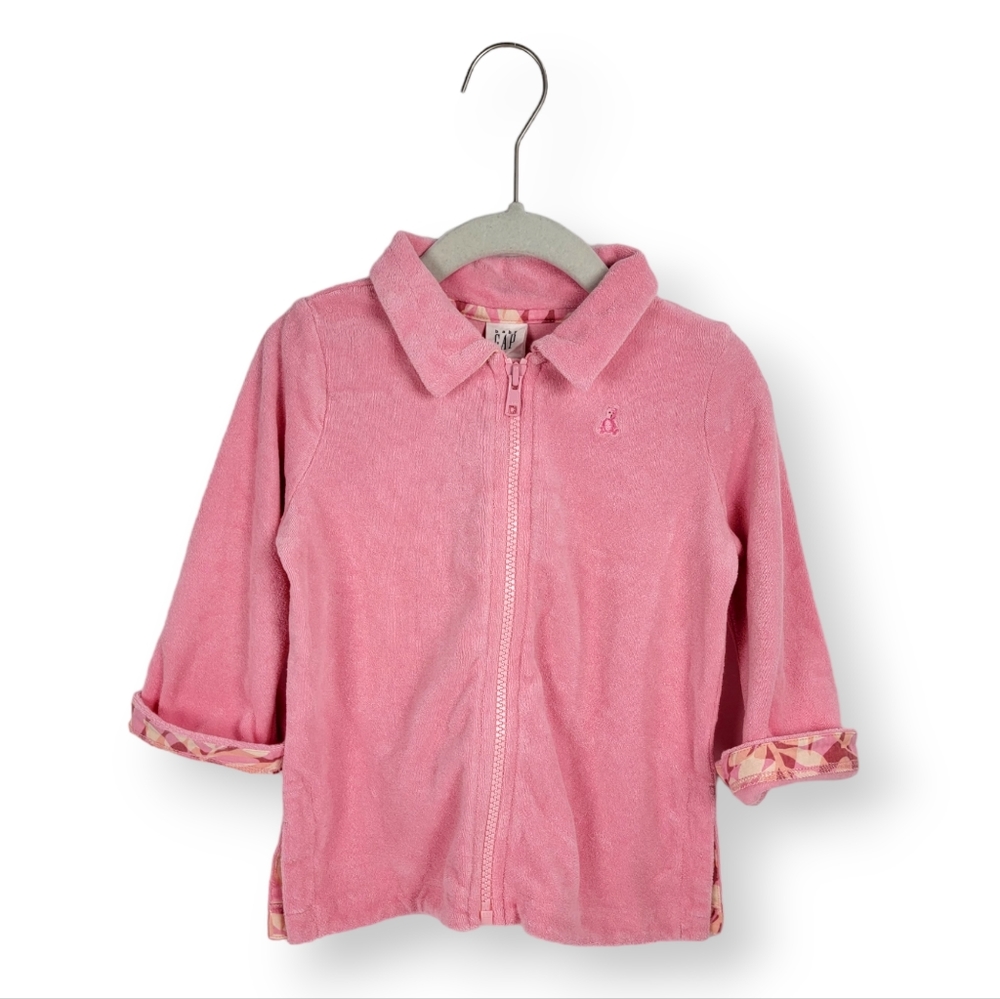 GAP Baby Girl Zip UP Jacket with Bear Gap Logo